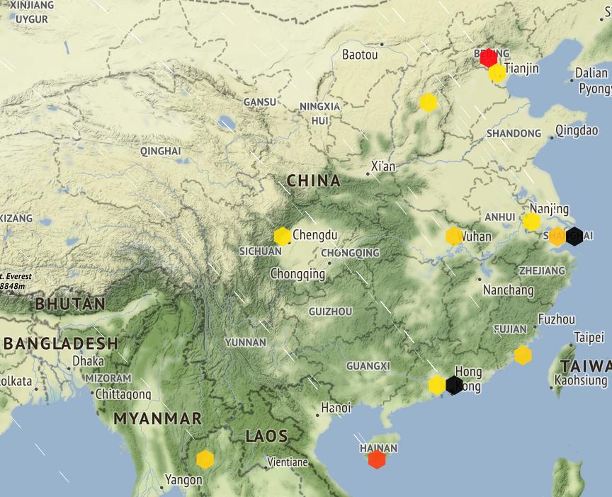 Cluster map