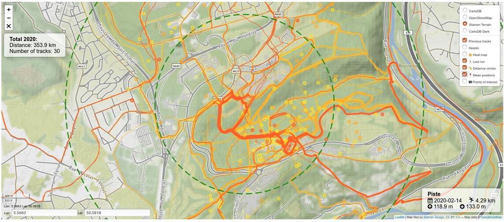 Sart Tilman map