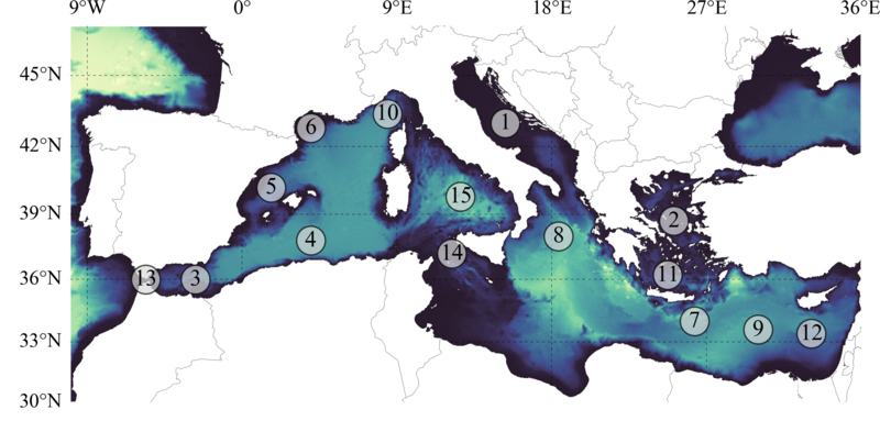 Mediterranean Sea regions