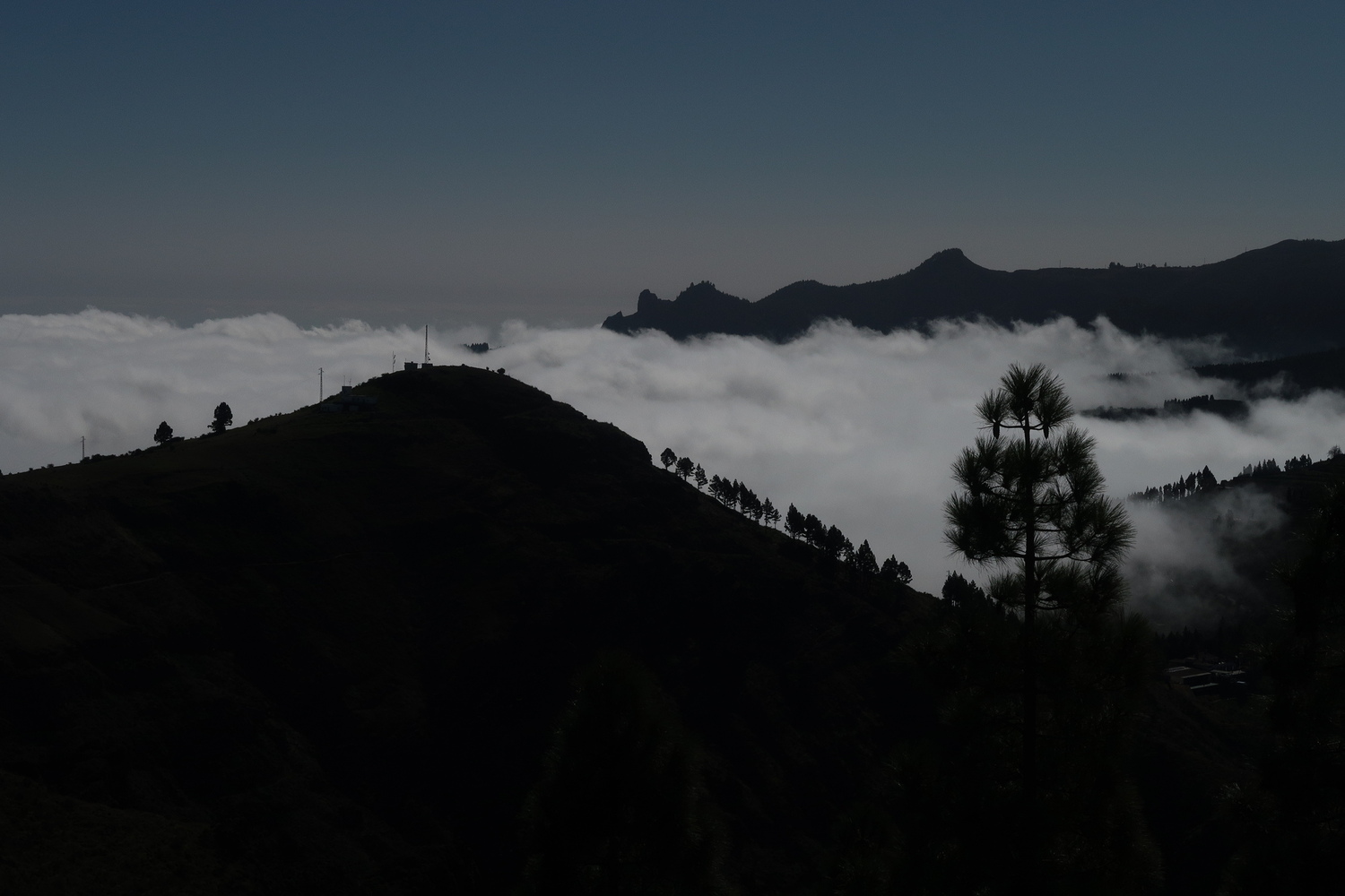 Mer de nuages à Gran Canaria