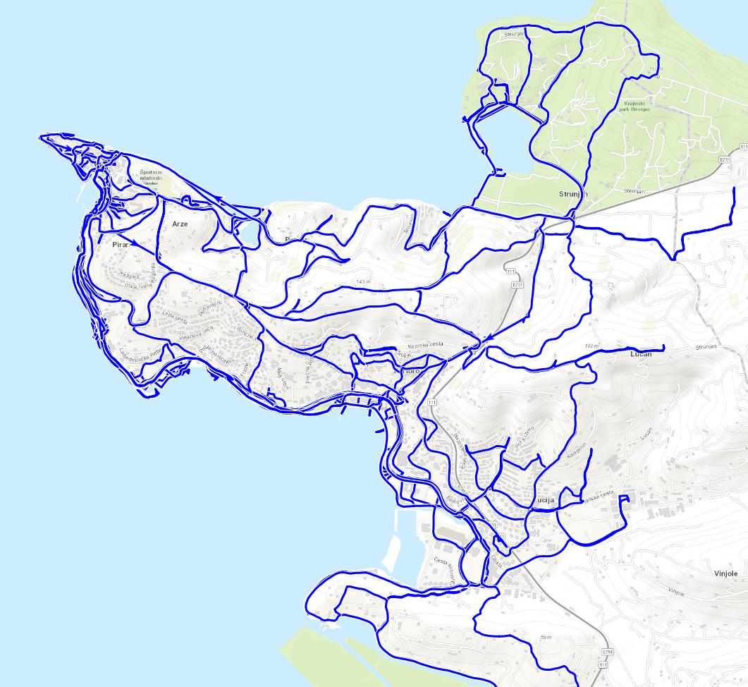 Map of Piran